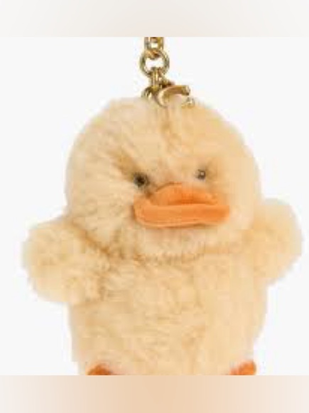 Adorable y Coach Shearling Ducky Bag Charm - Picture 4 of 10